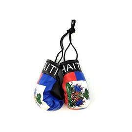 Red Hat Ent Haiti Mini Hanging Boxing Gloves for Car Mirror
