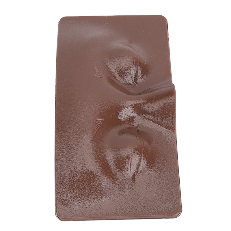 Eye Makeup Practice Board Closing Eyes Reusable Silicone Mannequin Face