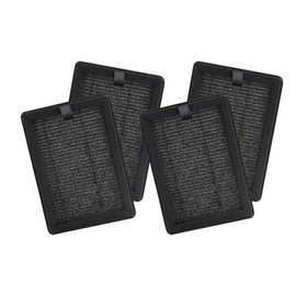 PUREBURG Replacement True HEPA Filters Compatible with PUURVSAS (HM669A) / ROVACS (RV60) Air Purifiers,H13 4-Stage Filtration Activated carbon 2-IN-1 Air Clean Dust VOCs, 4-Pack