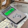 Electronic Jewelry Scale Pocket Digital Carat Scales with Green Backlight