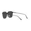 Coach HC8355 Sunglasses, Black/Dark Grey, 55 mm