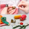 sourcing map Pack of 100 Sewing Thimbles Plastic Sewing Thimble