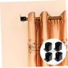 CAXUSD 12 Pcs Flange Code Rods Pole Mount for Closet