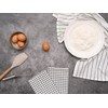 Cotton Kitchen Tea Towels Baking - Lint-Free, 6 Pack, 100%