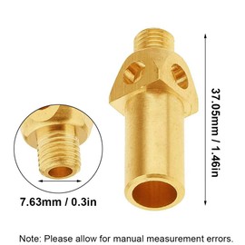 SagaSave 5PCS Brass Propane Jet Tips, Enhanced Thermal Conductivity & Safe Connection for Gas Stoves, Woks, Barbecues, Camping Cookware