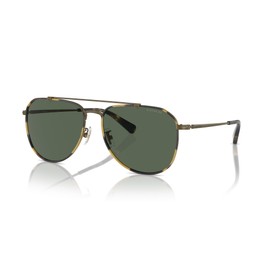 Coach Sunglasses HC 7164 933371 Antique Gold/Tokyo Tortoise Green Solid Polyam