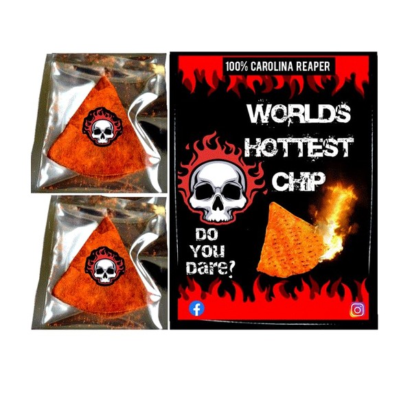 2 x Hottest Chip in The UK - Carolina Reaper