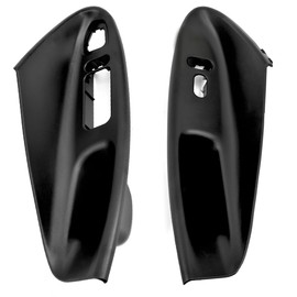 Door Panel Switch Housing Driver & Passenger Side PAIR Convertible Black For 1994-2004 Ford Mustang