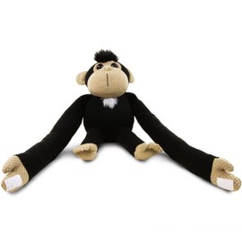 Safari Ltd. Greybeard Plush - 48" Arm Span Chimpanzee Toy from Jane - Eco-Friendly Stuffed Animal for Kids 3+