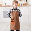 NEOVIVA Heavy Duty Work Apron for Kid Boys with Pockets