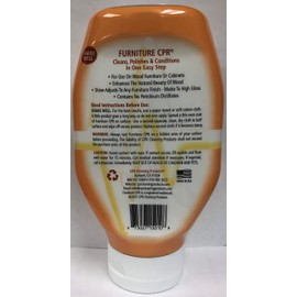 Furniture CPR (18oz Bottle) – Cleans & Polishes Wood Furniture with No Wax Build-up – Shine Adjusts to Any Finish – Conditions Tables, Cabinets, Trim, Doors & More