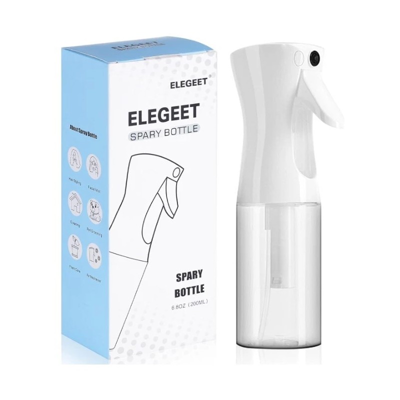 Elegeet Continuous Spray Bottle(6.8oz/2