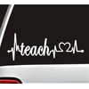 Teach Heartbeat Lifeline 8-Inch Decal Sticker K1175