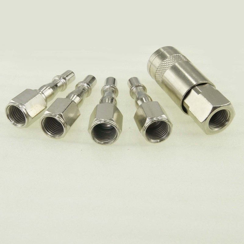 ORAZIO 5PCs 1/4" BSP Air Line Compressor Hose Quick Coupler
