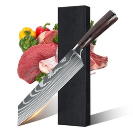 8 inch Kitchen knife High Carbon Steel Hand Forged Chef Knife Sharp Meat Vegetable Chopper Professional Kitchen Cooking Knife - Color: J, Ships From: GERMANY, Kitchen Knife Size: 7.5 inch