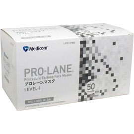 Medicom Japan Prolane Mask 2714 [White] 1 Box of 50 Sheets