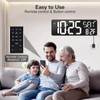 XREXS 16.5 in Large Display Wall Clock with Temperature/Date/Week, LED