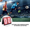 INOOMP 2-Digital Portable Table Top Scoreboard Flipper Scoreboard Score Keeper