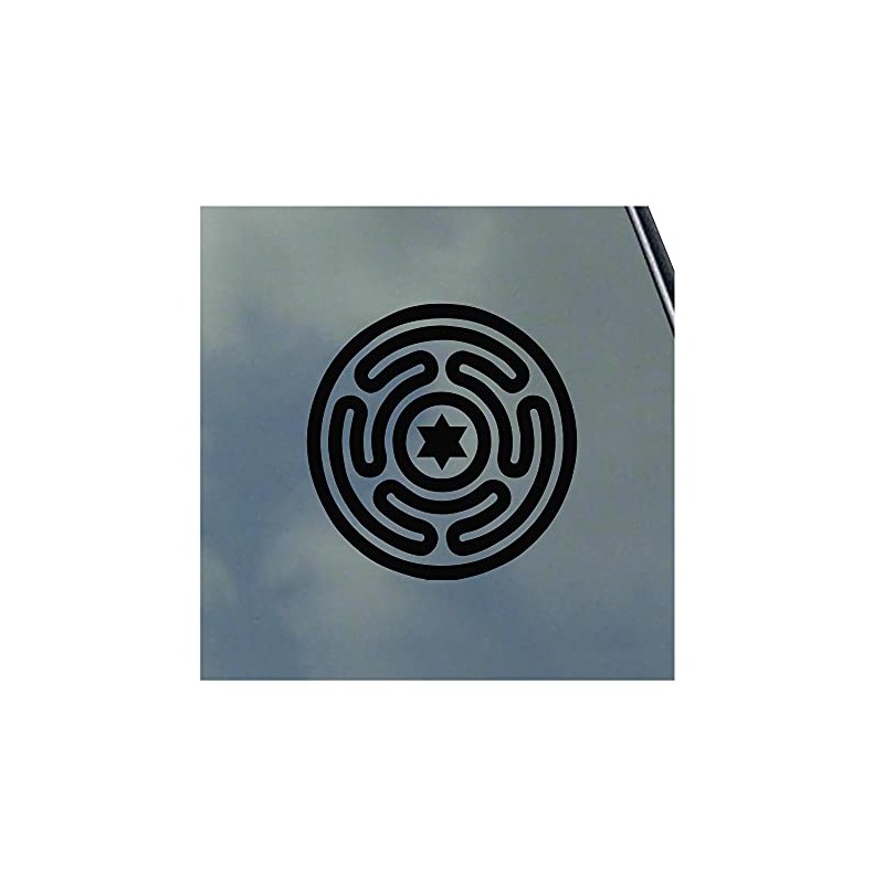 Hecate Wheel Vinyl Sticker Decal Circle Labyrinth Symbol