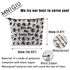 MNIGIU Alien Movie Inspired Cosmetic Bag Alien Movie Lover Gift You Are My Lucky Star Makeup Bag Horror Movie Fan Gift, You Are My Lucky Star