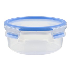 Tefal Master Seal Fresh Round Food Storage, Clear/Blue, 0.85 Litre
