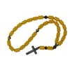 N125 Anglican Prayer Beads, Rosary, Polyester and Gemstone Beads Handmade