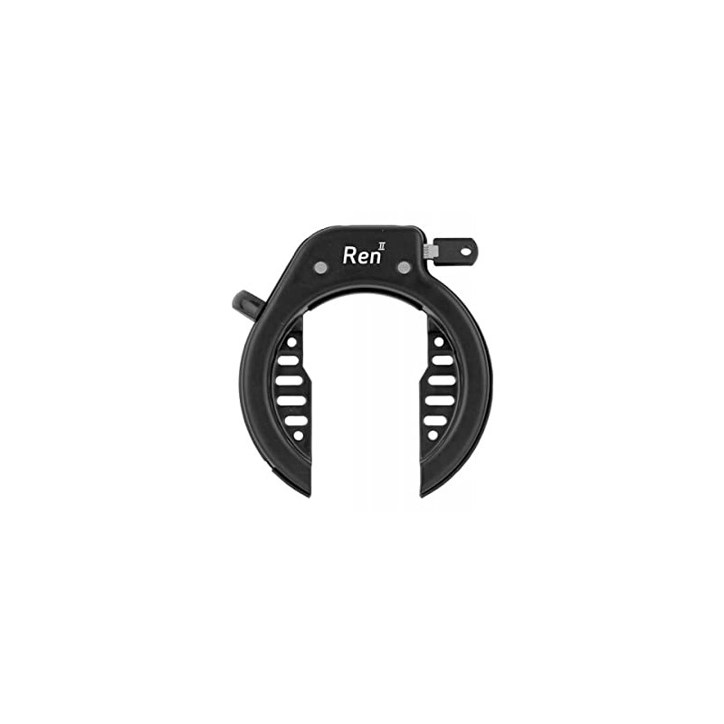 AXA only Unisex – Erwachsene Ren II Rahmenschloss, Schwarz, Einheitsgröße