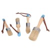 4PCS Paint Brush Bristles Wooden Handle for Furniture Tables Chairs