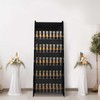 Balsa Circle 5 feet Black 5-Tier Acrylic Wine Glass Rack