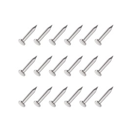 METALLIXITY Small Nails 1.2x6mm 800pcs Carbon Steel Small Hardware Nails for Home Woodworking Silver Tone