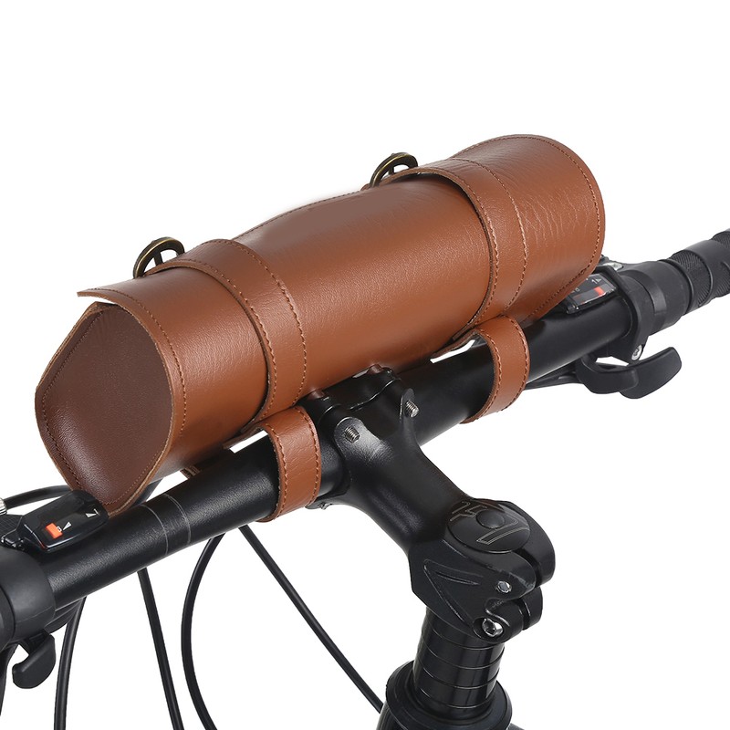 B Soul Retro Style Artificial Leather Bicycle Front Frame Bag