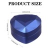 YJWZWE Engagement Ring Box Jewellry Display Gift Boxes Heart Shaped