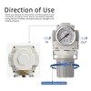 LNCHKA Industrial Air Pressure Regulator 3/8" NPT, 0-150 PSI Adjustable,Construction