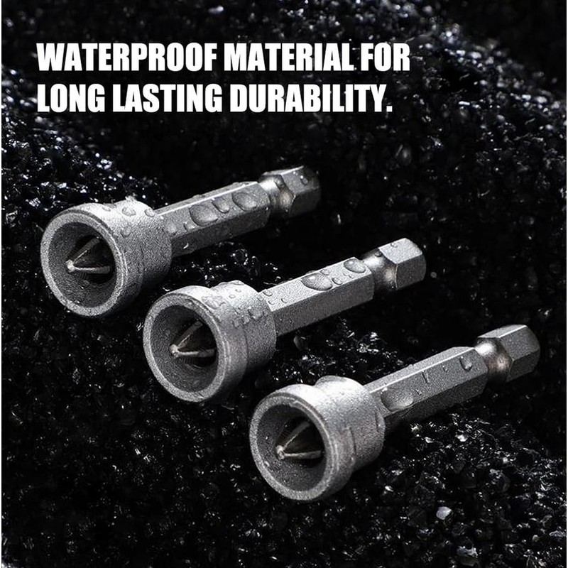 Drywall Screw Depth Setter, Drywall Screwdriver Bits, 10Pcs 50mm PH2