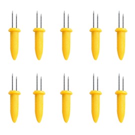 30 Pcs Corn Holders Stainless Steel,Corn on The Cob Forks,Corn on The Cob,Corn Holders,Corncob Holder for Skewers Set,Sweetcorn Holder Prong Kitchen Tool,for Kitchen Gadgets,BBQ,Picnics and Camping