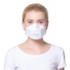 TubeRoo FFP2 Mask Large Head White Fish Shape Pack of