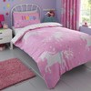 Bedlam Kids Unicorn Glow In The Dark Print Reversible Duvet