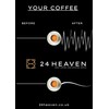 24Heaven Medium Roast Speciality Coffee Beans, Reduced Caffeine, Whole Bean,