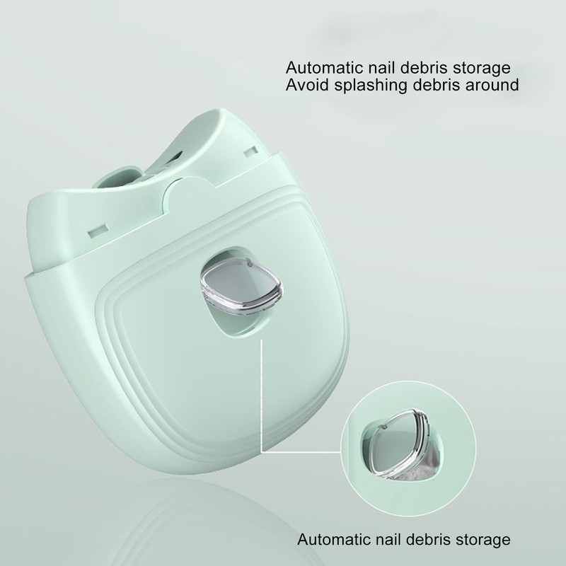 Electric Nail Clipper Safety Alloy Cutter Automatic Fast Trimming Fingernail