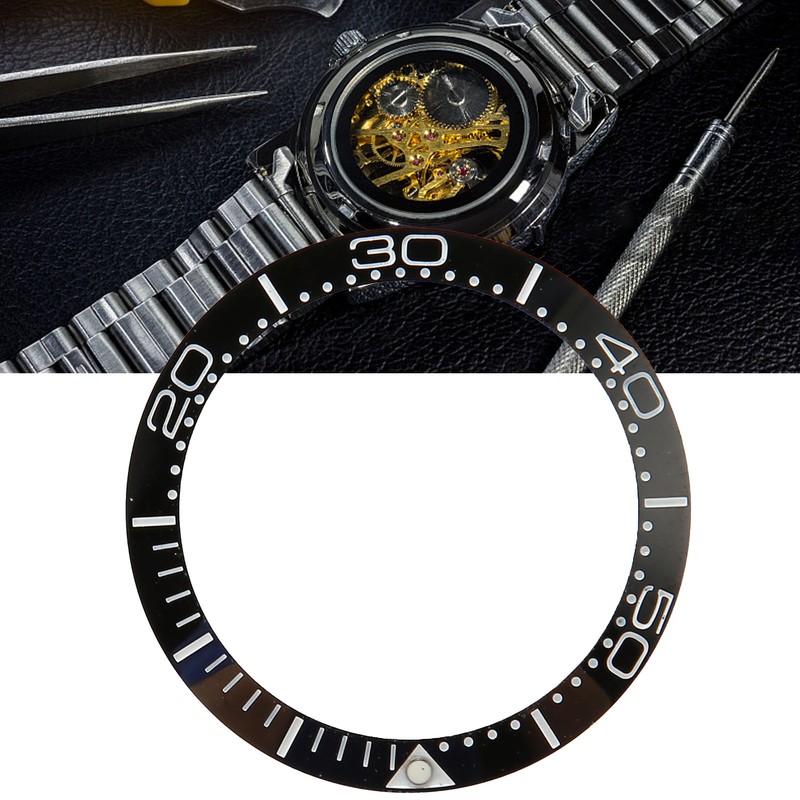 Professional Watch Bezel Insert 38mm Ceramic Watch Bezel Ring Repair