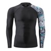 ADOREISM - Camisetas de natación de compresión para Hombre con