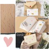 PRESSINART Wooden Heart Stamp for Crafting 1.5cm Mini Rubber Stamps
