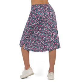 Skorts Skirts for Women Casual,Athletic Skirt with Leggings(L Red)