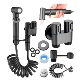 Llave De Doble Ángulo, Grifo De Inodoro De Doble Salida Con