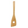 kicoriya Wooden Spatula, Perforated, For Cooking, Cooking, With S-Shaped Hook,