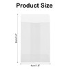 sourcing map 220 Pack Vellum Jackets, 1.6x2 Inch Vellum Paper