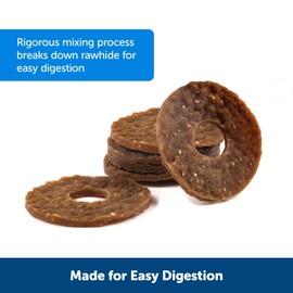 PetSafe® Natural Rawhide Treat Ring Refills, Size A, Peanut Butter Flavor, Replacement Treats Busy Buddy Treat Ring Holding Toys