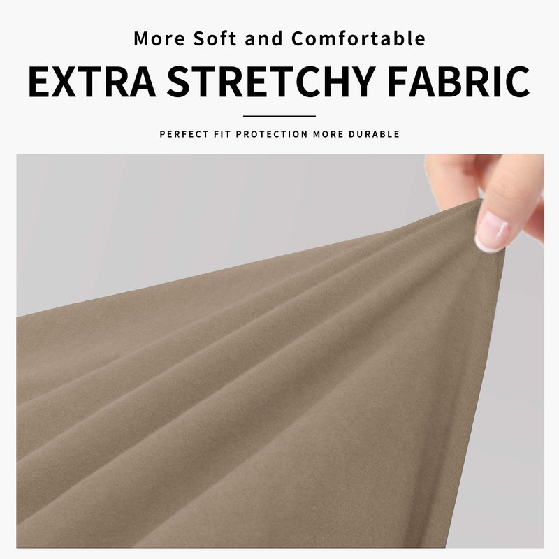 Easy-Going 100% Dual Waterproof 4 Pieces Stretch Soft Couch Cover