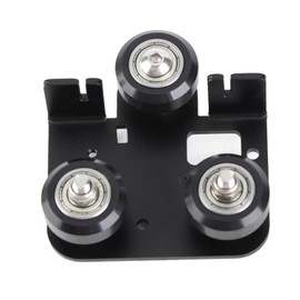 Back Support Plate Black Metal 3D Printer Extruder Back Support Plate With Pulley for Ender3 V2