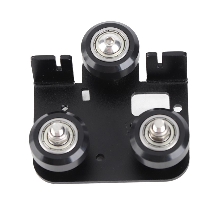 Back Support Plate Black Metal 3D Printer Extruder Back Support